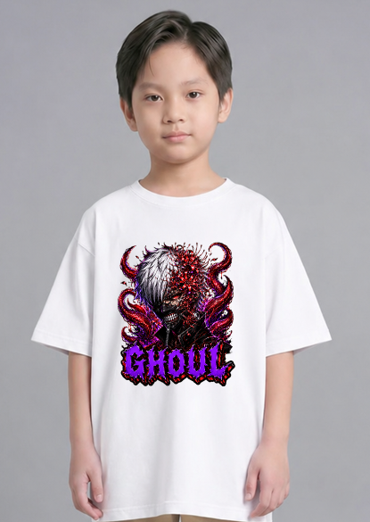 Ghoul Red Spider Lily Masked Eyepatch Horror Anime Streetwear