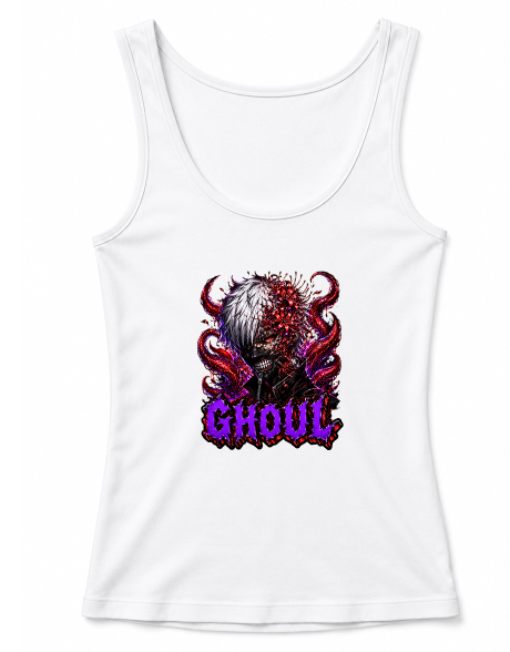 Ghoul Red Spider Lily Masked Eyepatch Horror Anime Streetwear