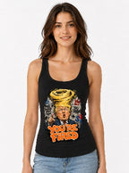 You're Fired Hair Tornado Funny Political Street Art Graphic