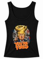 You're Fired Hair Tornado Funny Political Street Art Graphic