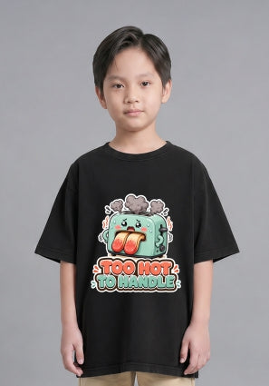 Too Hot To Handle - Cute Overheated Toaster Summer Heatwave Graphic T-Shirt
