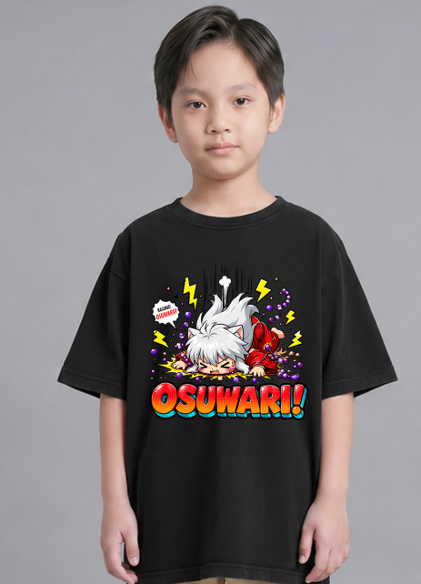 Osuwari Sit Boy Demon Dog Chibi Funny Anime Streetwear