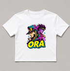 Ora Star Platinum Stand Jotaro Glitch Pop Art Anime Streetwear