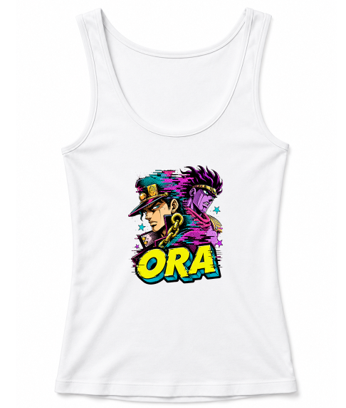 Ora Star Platinum Stand Jotaro Glitch Pop Art Anime Streetwear