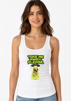 Take Me Away Please UFO Alien Pug Dog Abduction Funny Introvert Humor