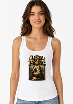 Lisa Had A Point Funny Pug Mona Lisa Art Parody Vintage Renaissance Aesthetic
