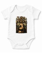 Lisa Had A Point Funny Pug Mona Lisa Art Parody Vintage Renaissance Aesthetic