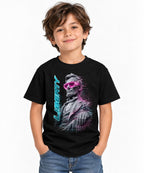 Abraham Lincoln Neon Cyberpunk Legen - Black