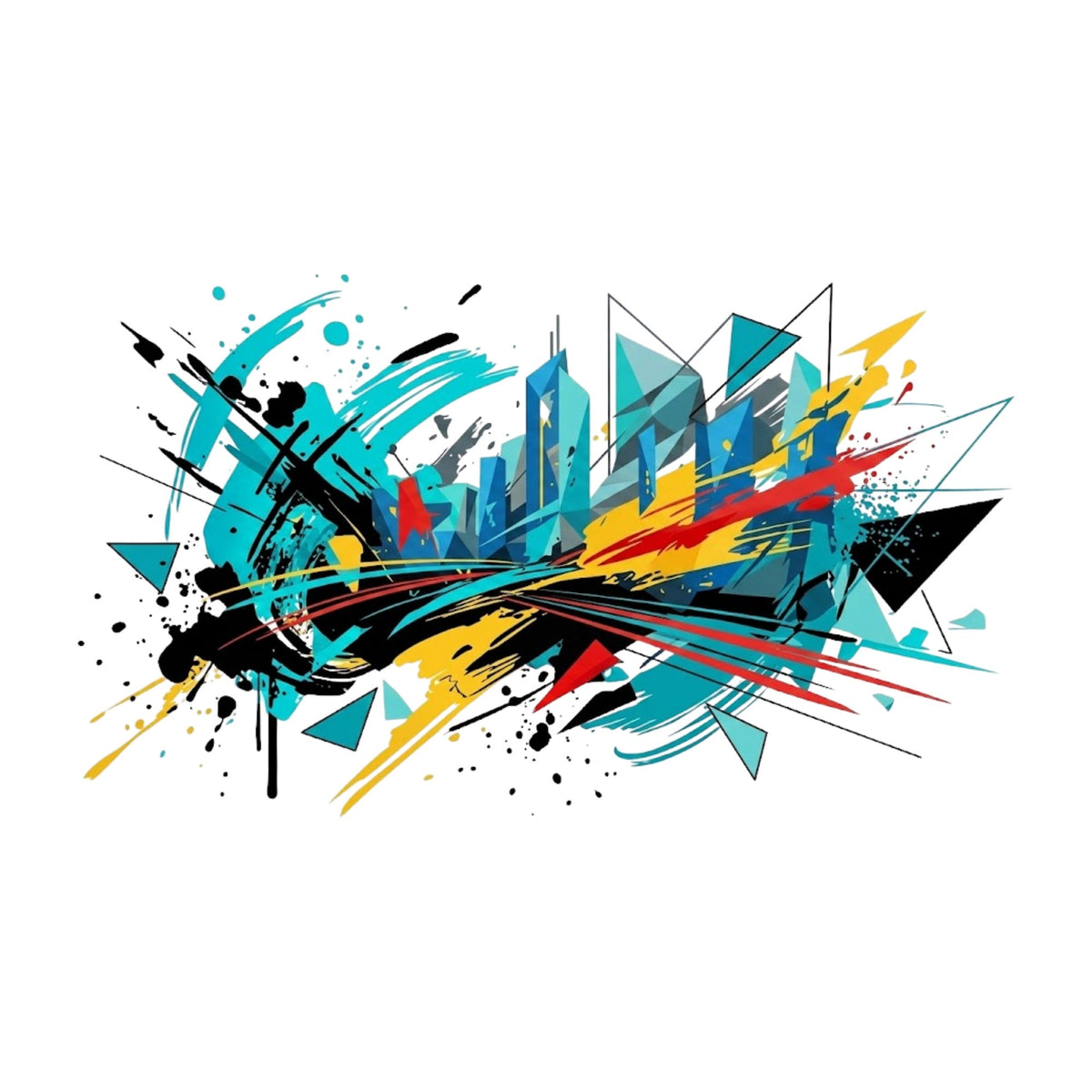 Abstract Geometric Splatter
