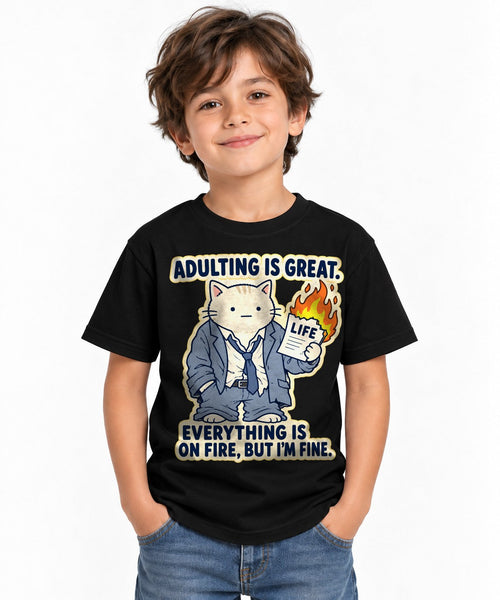 Adulting Is Fine - Black