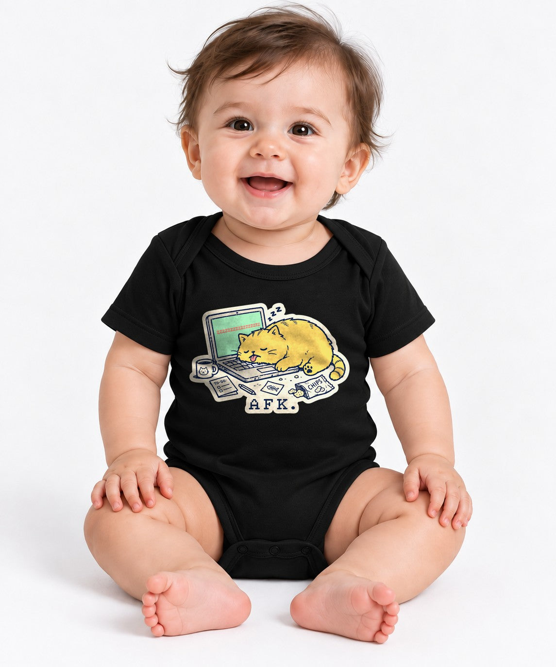 AFK Cat Nap - Black