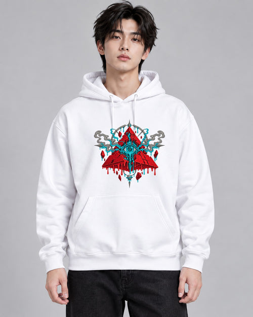All Seeing Pyramid - White