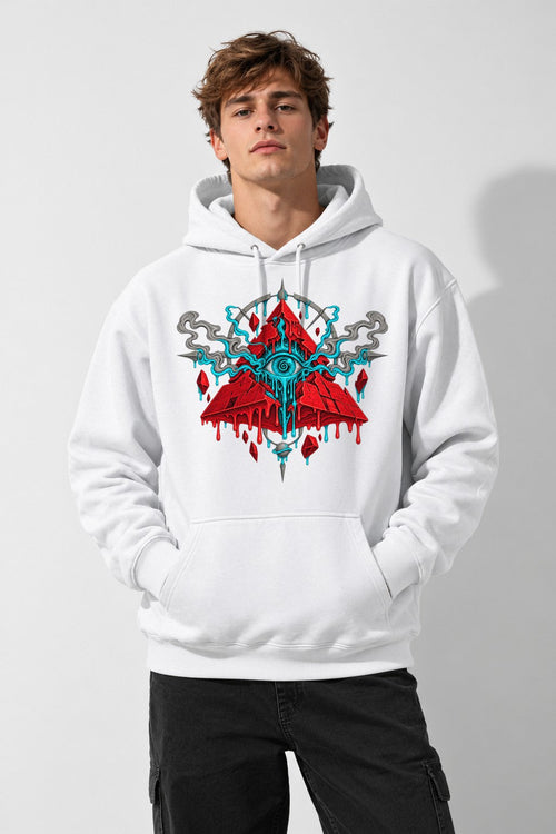 All Seeing Pyramid - White