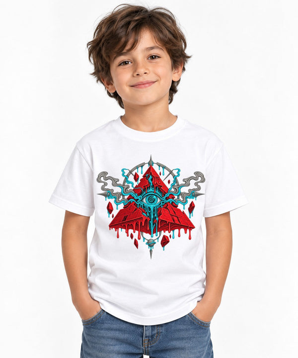All Seeing Pyramid - White
