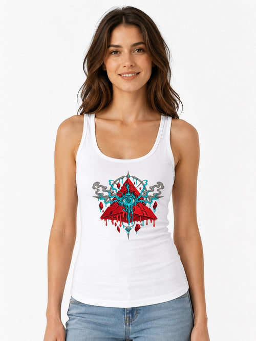 All Seeing Pyramid - White