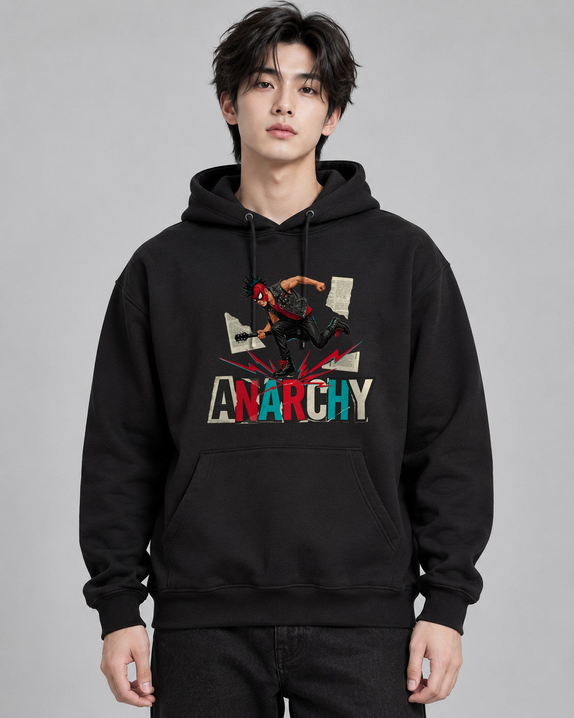 Anarchy Punk Rocker - Black