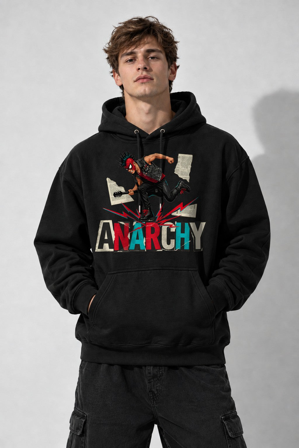 Anarchy Punk Rocker - Black