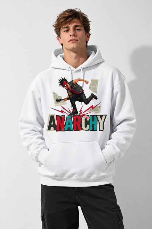 Anarchy Punk Rocker - White