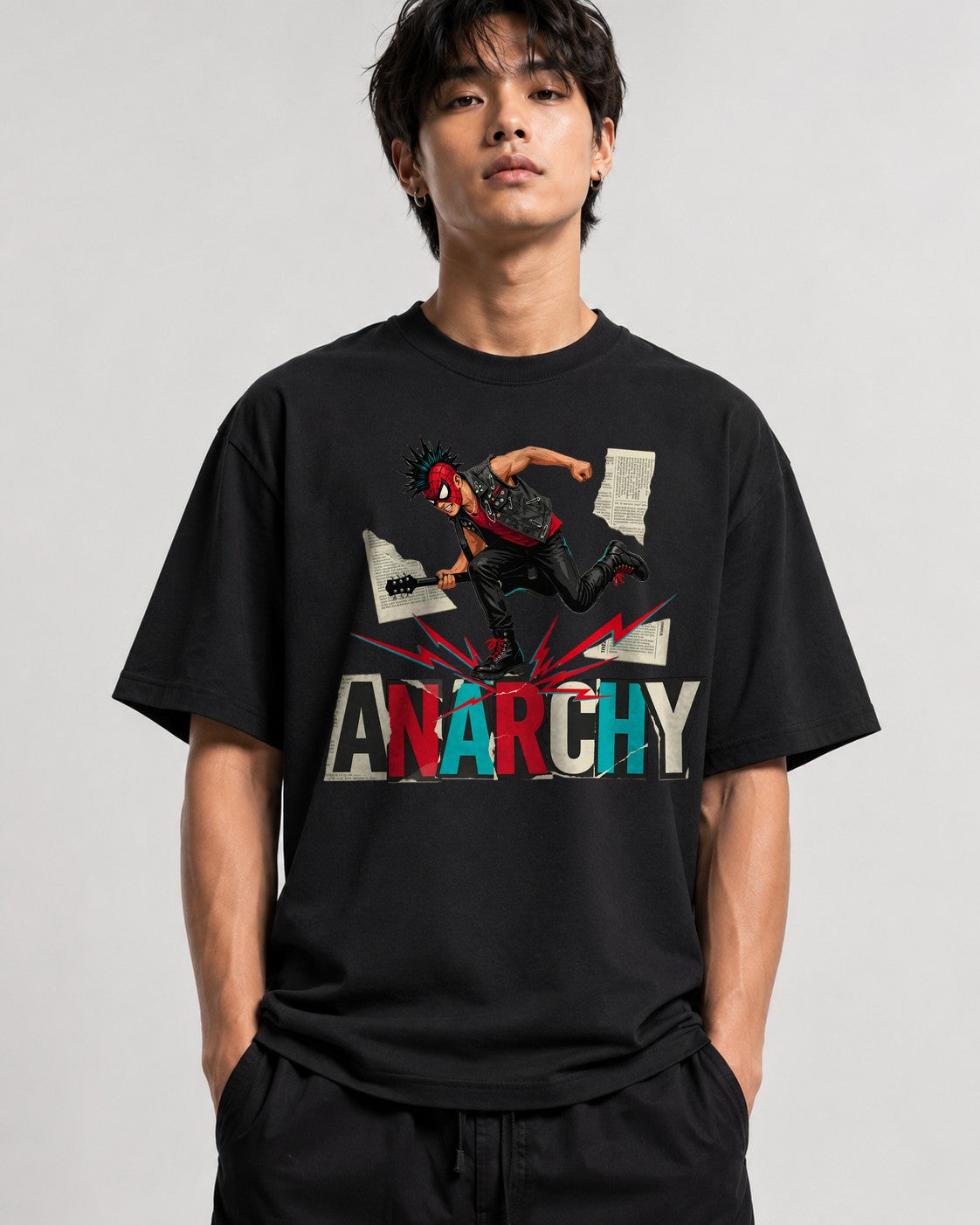 Anarchy Punk Rocker - Black