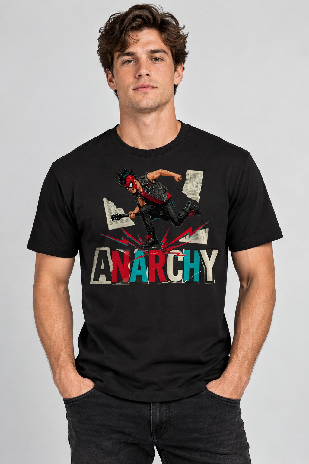 Anarchy Punk Rocker - Black