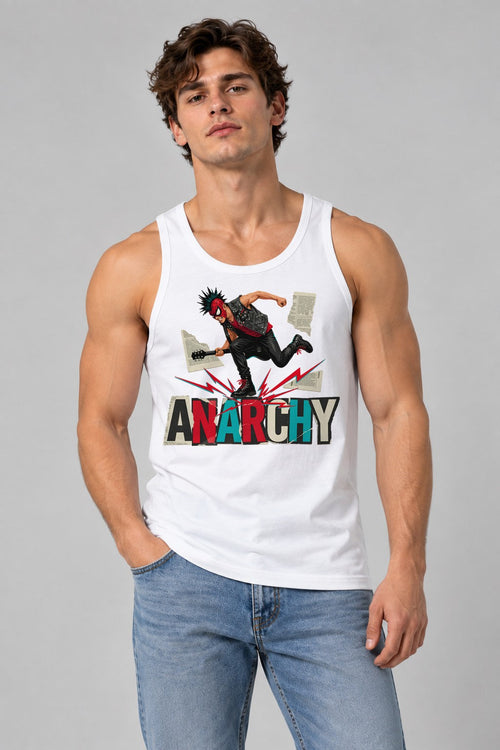 Anarchy Punk Rocker - White