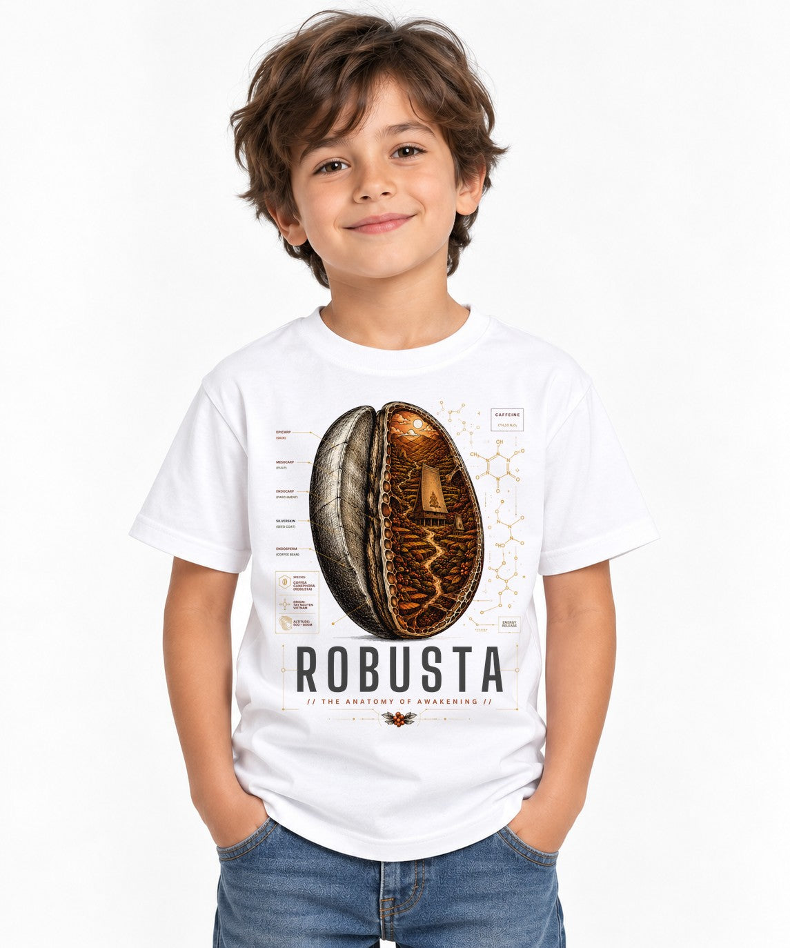 Anatomy Coffee Bean - White