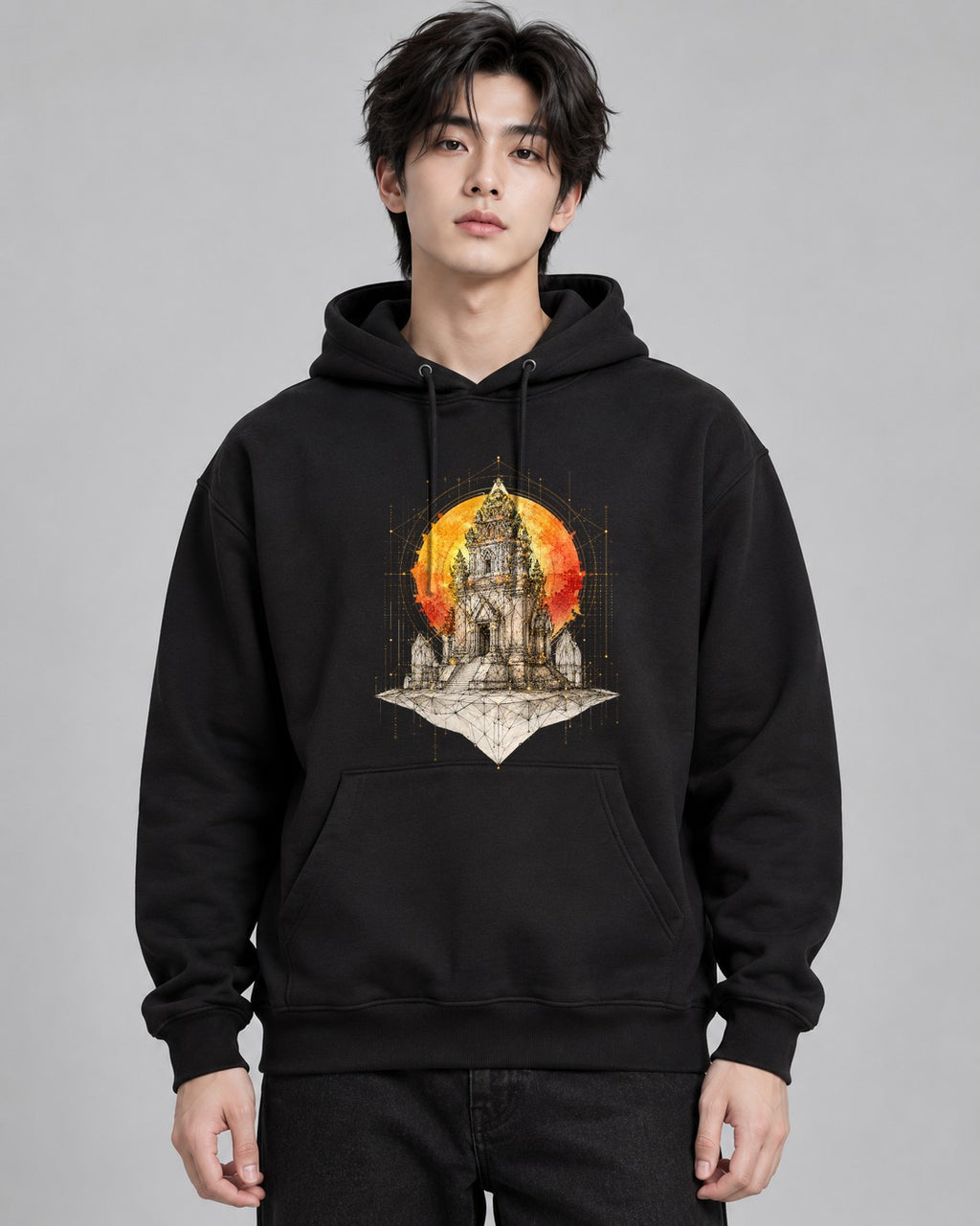 Ancient Cham Tower - Black