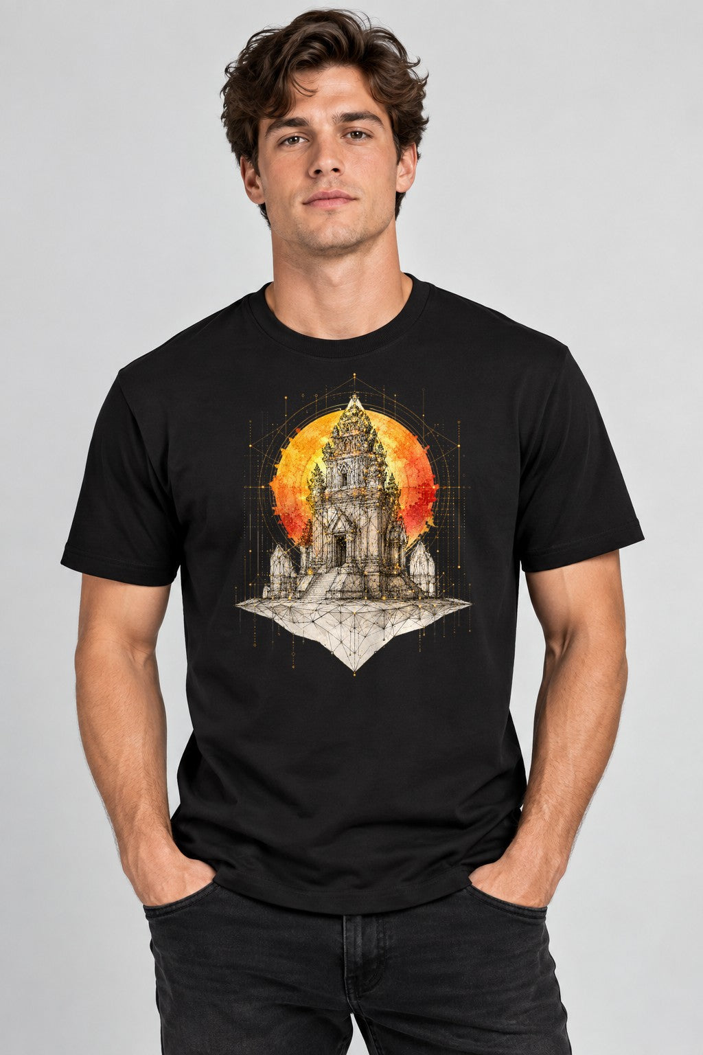 Ancient Cham Tower - Black