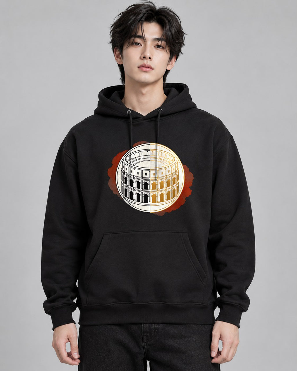 Ancient Colosseum Sphere - Black