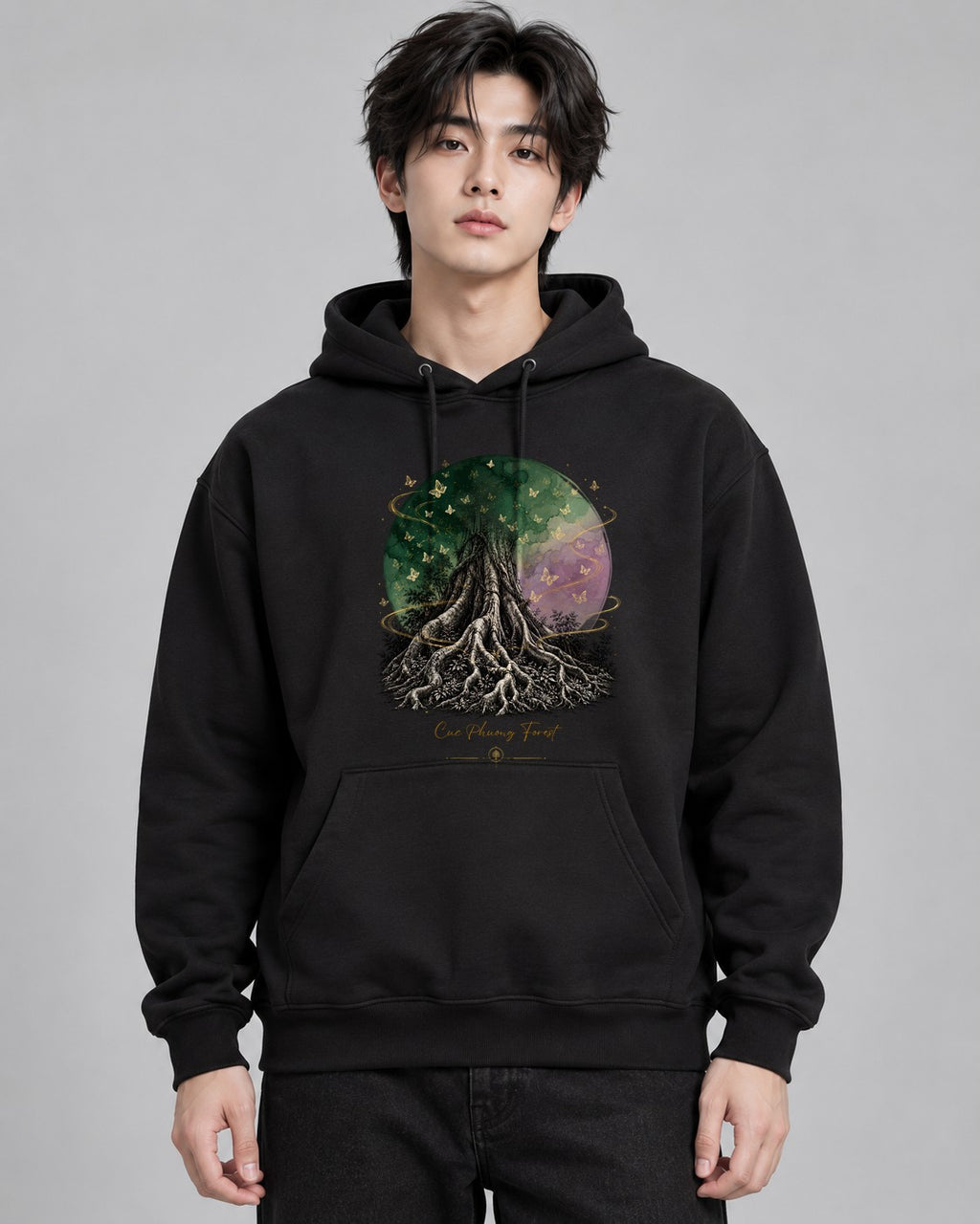 Ancient Forest Tree - Black
