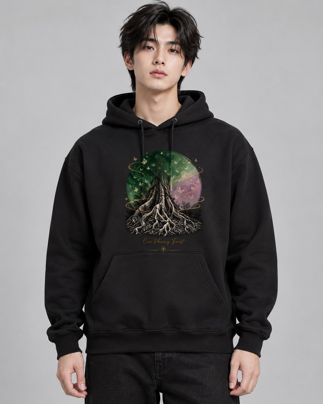 Ancient Forest Tree - Black