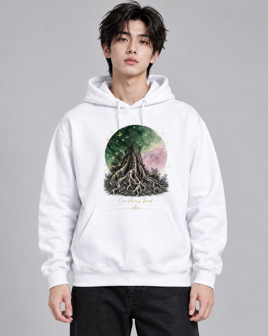 Ancient Forest Tree - White