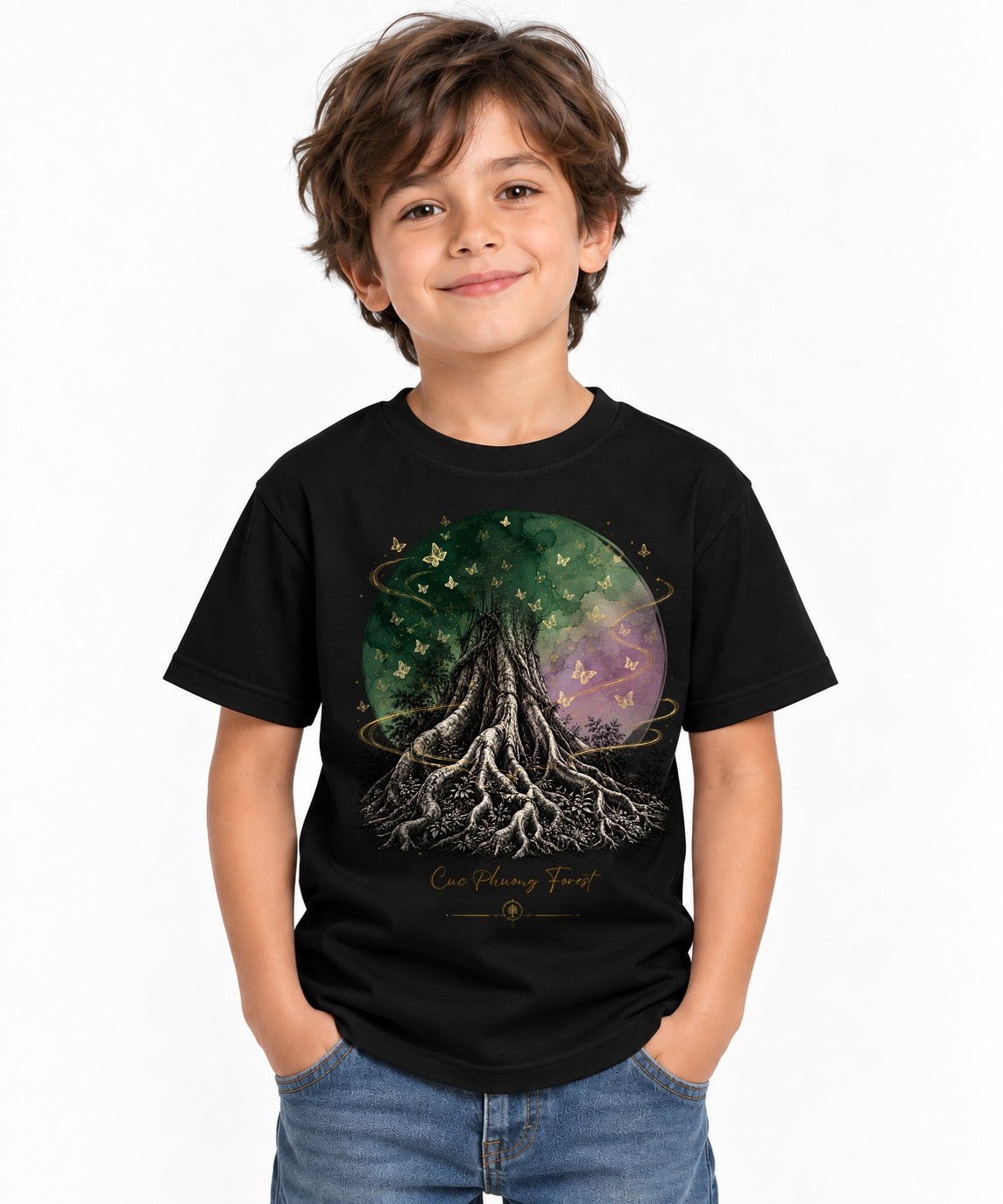 Ancient Forest Tree - Black