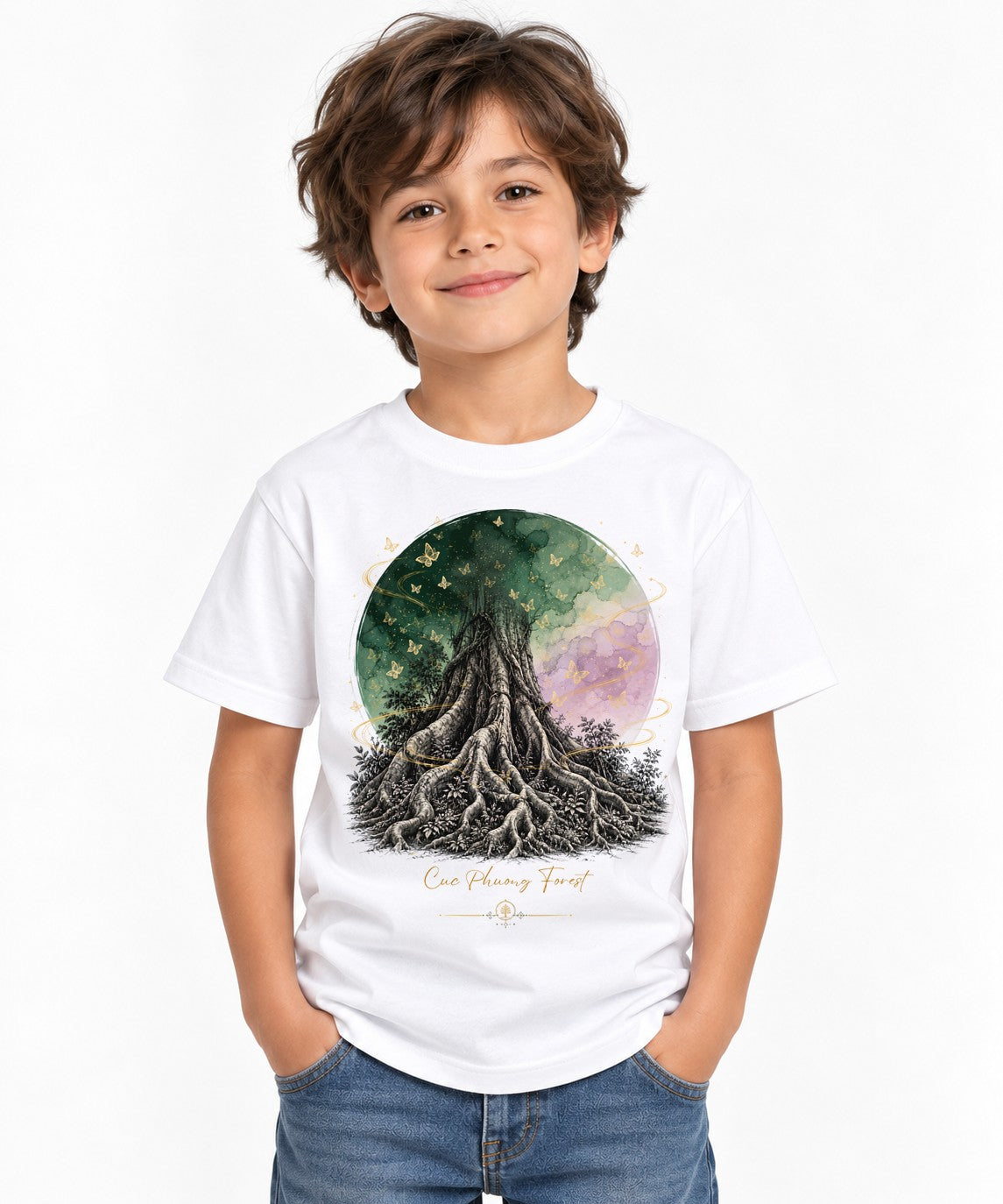 Ancient Forest Tree - White
