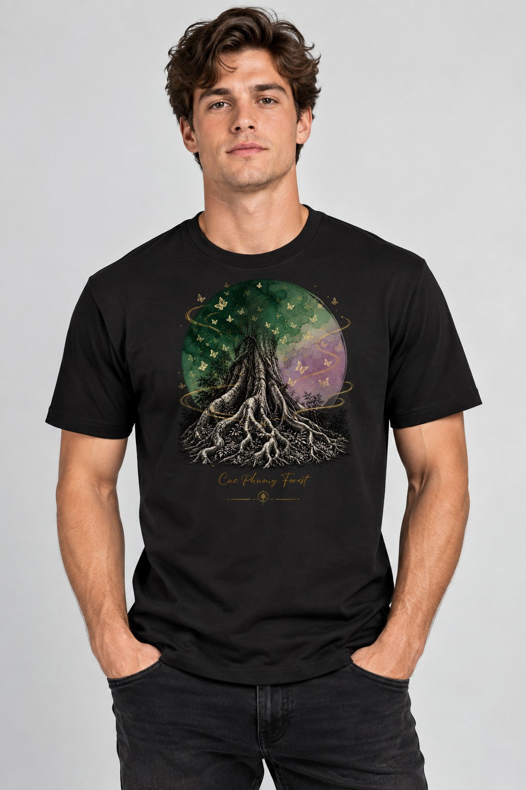 Ancient Forest Tree - Black