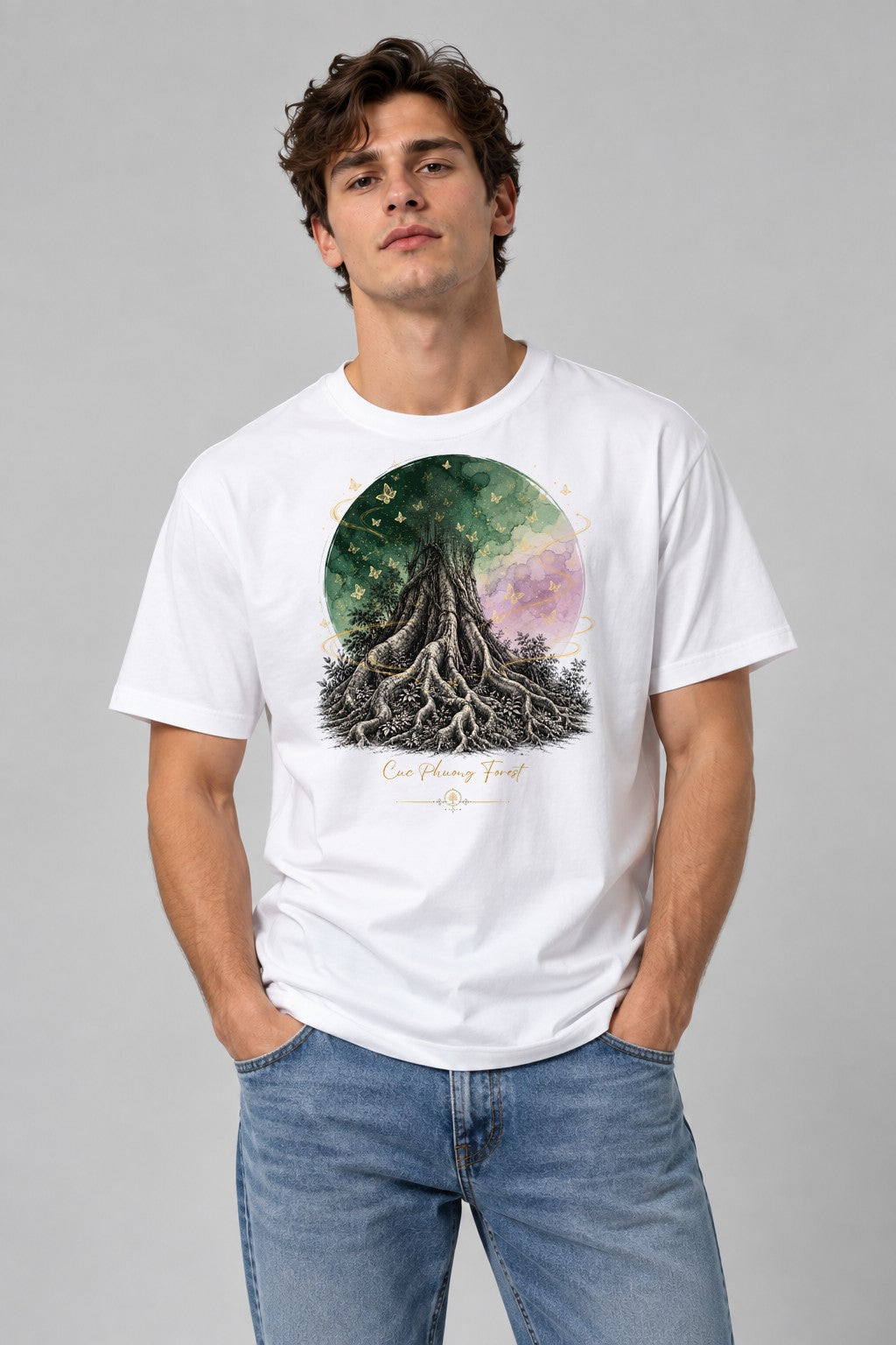 Ancient Forest Tree - White