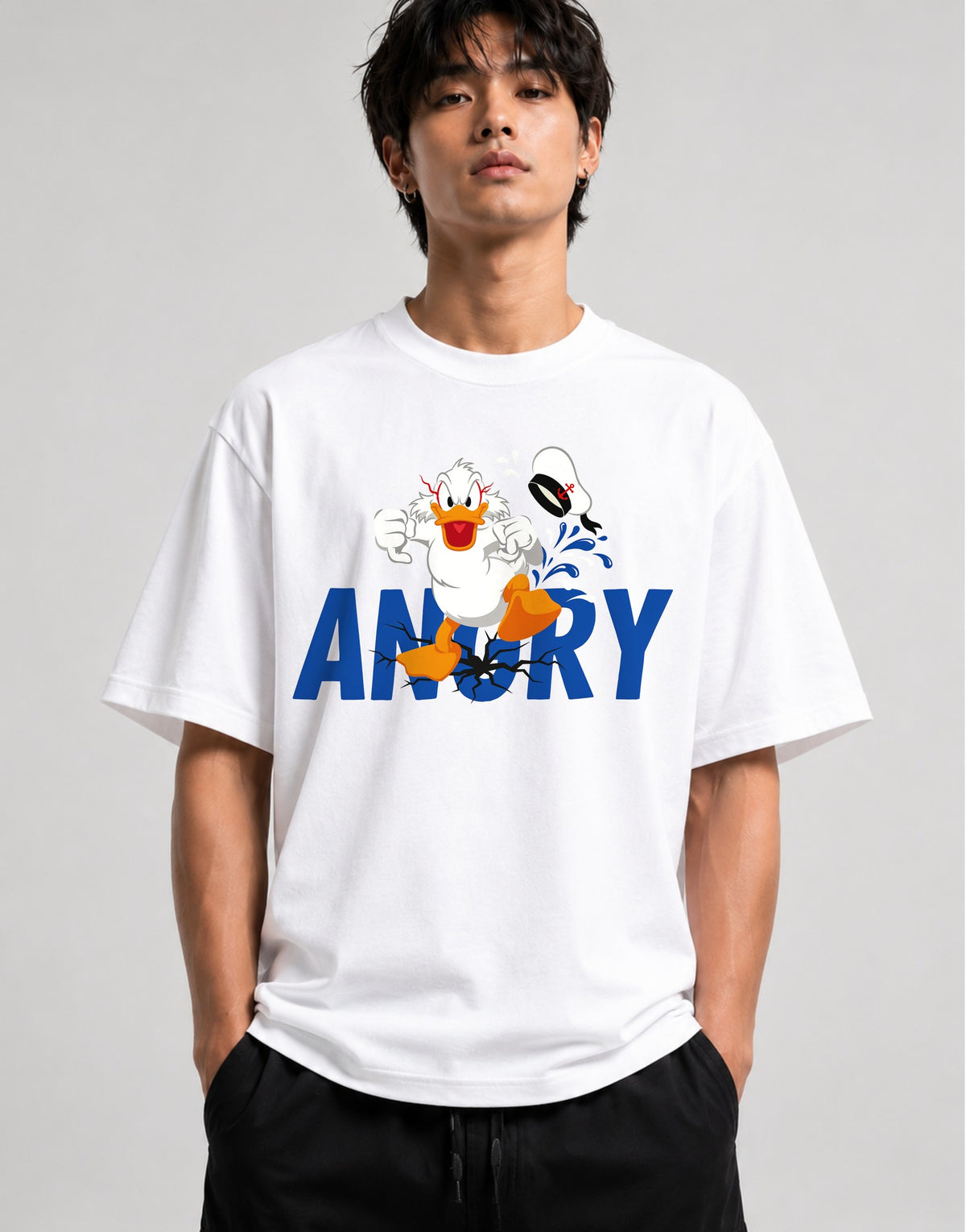 Angry Duck - White