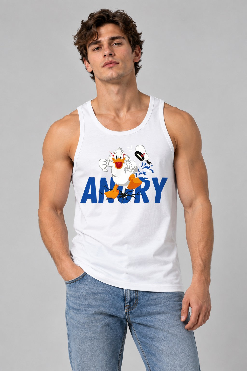 Angry Duck - White