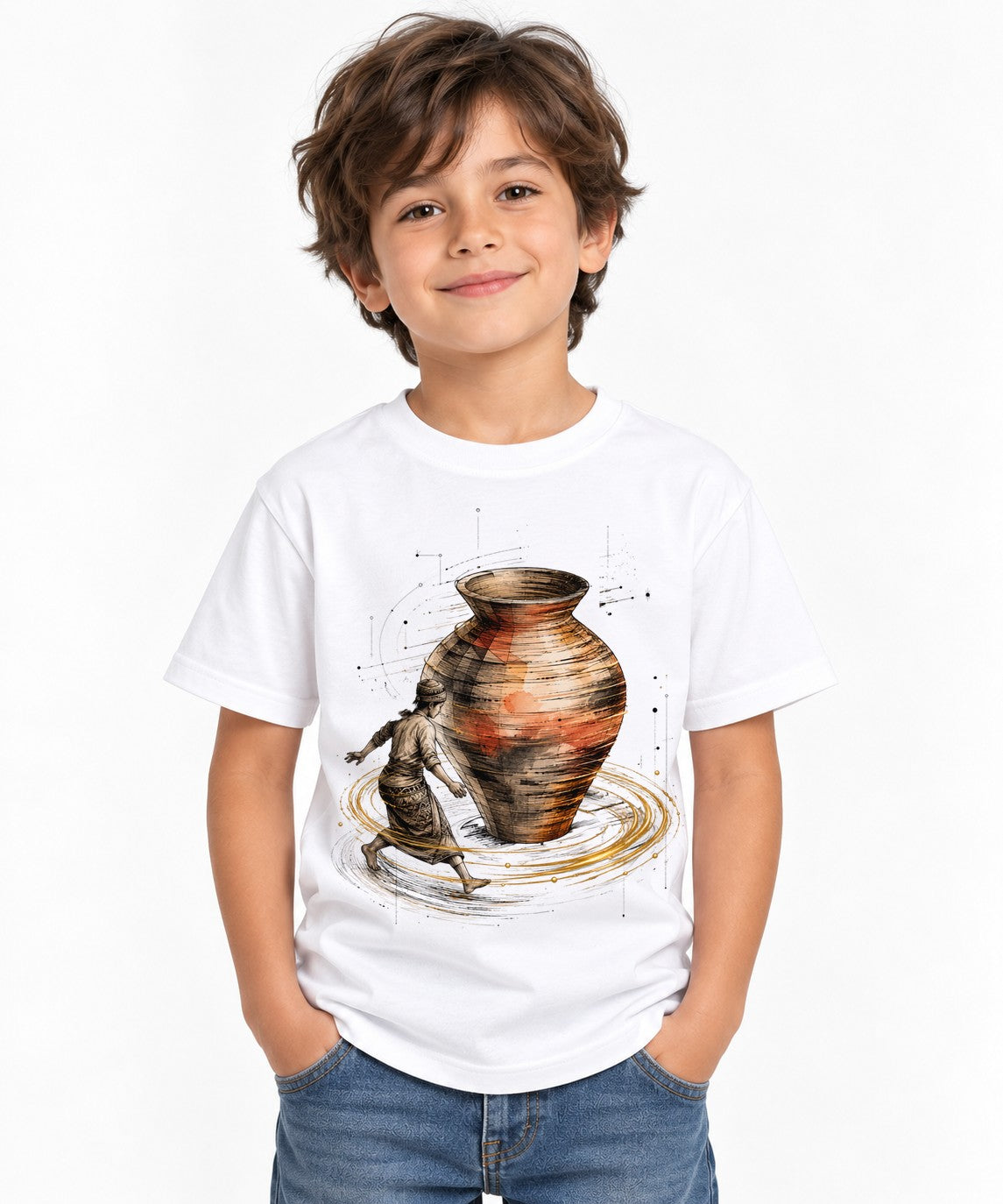 Artisan Pottery Motion - White