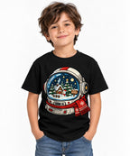 Astronaut Snow Globe - Black