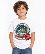 Astronaut Snow Globe - White
