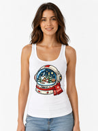 Astronaut Snow Globe - White