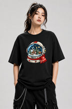 Astronaut Snow Globe - Black