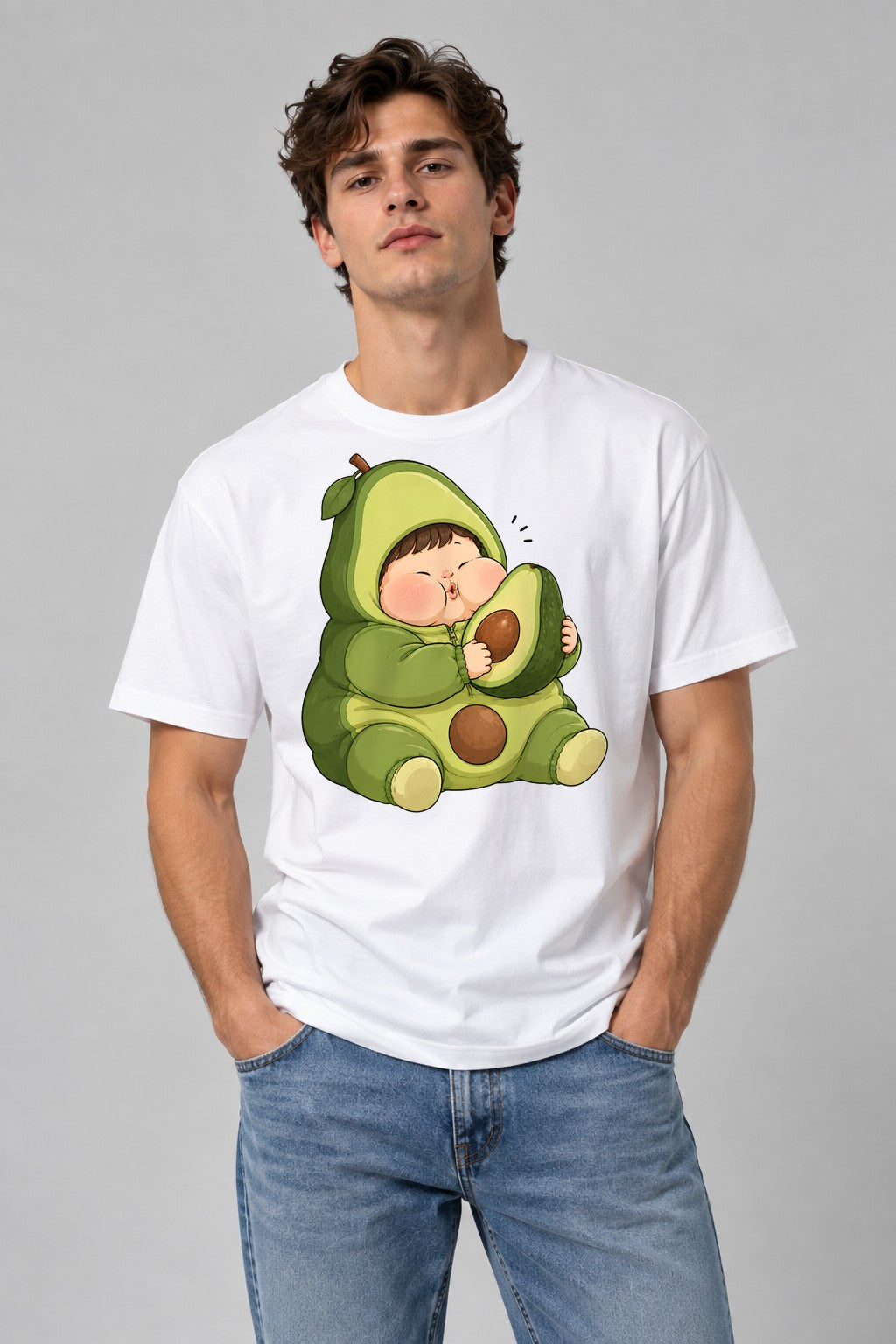 Avocado Baby Hug - White