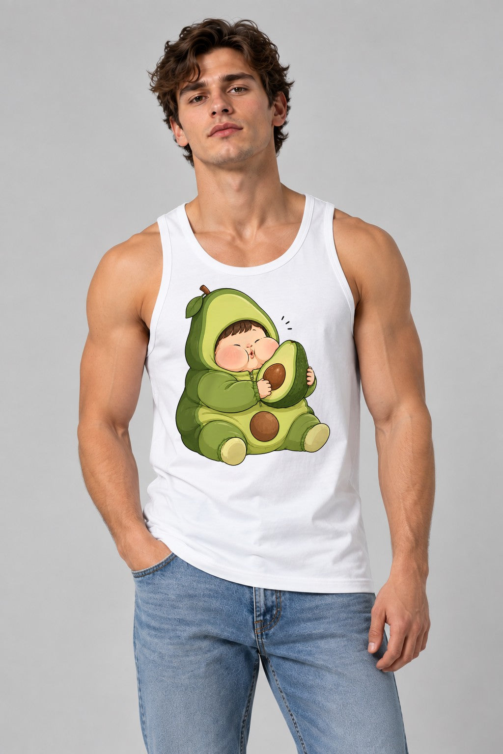 Avocado Baby Hug - White