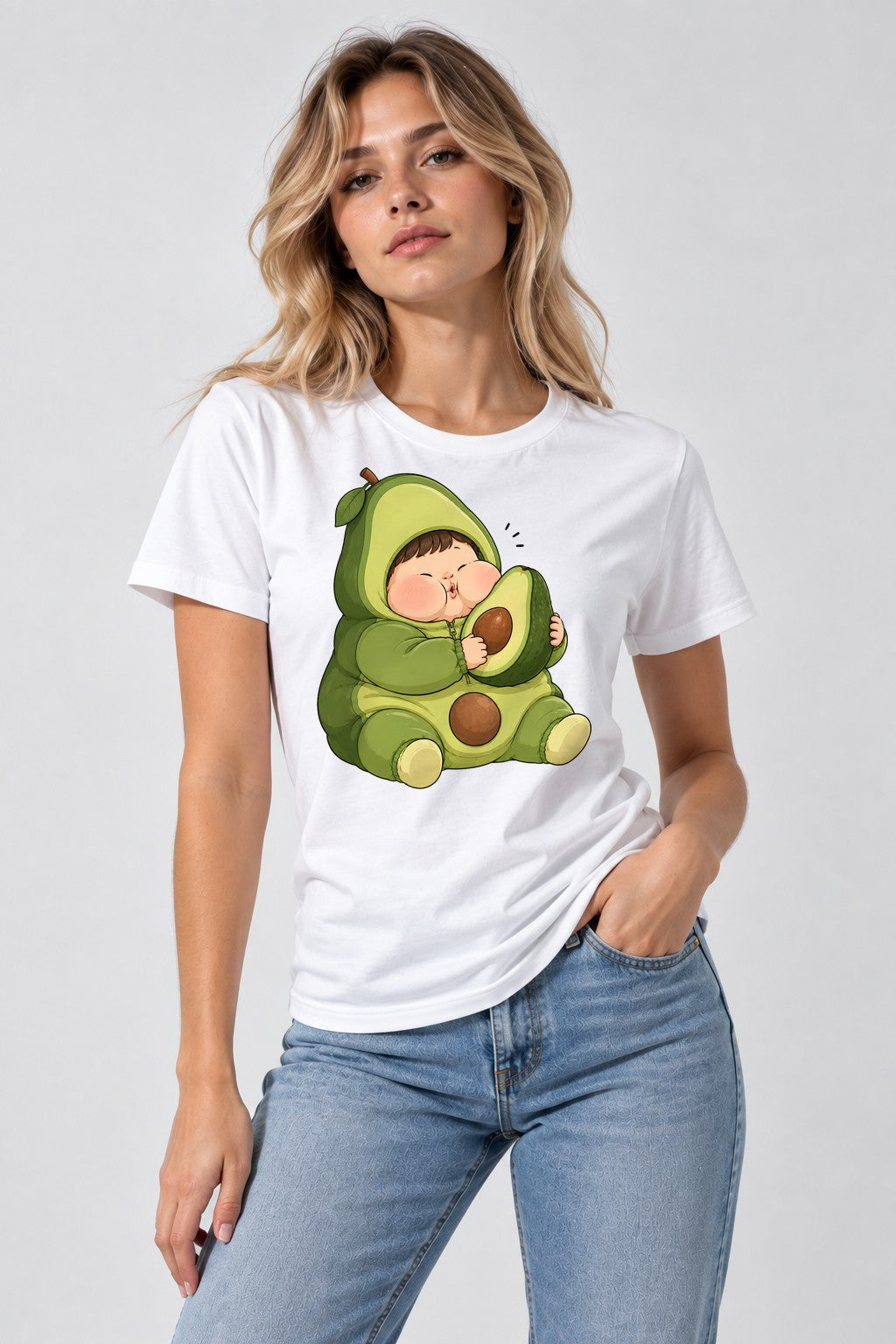 Avocado Baby Hug - White