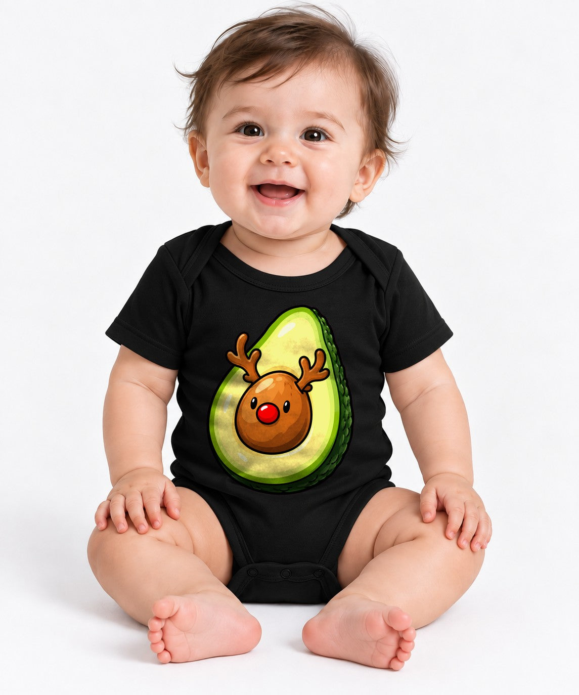 Avocado Reindeer - Black