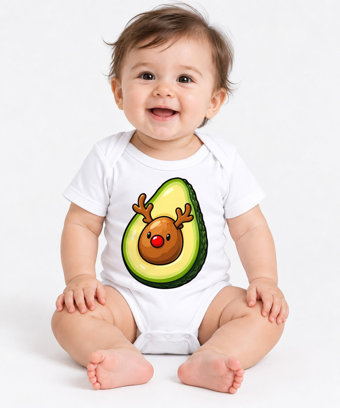 Avocado Reindeer - White