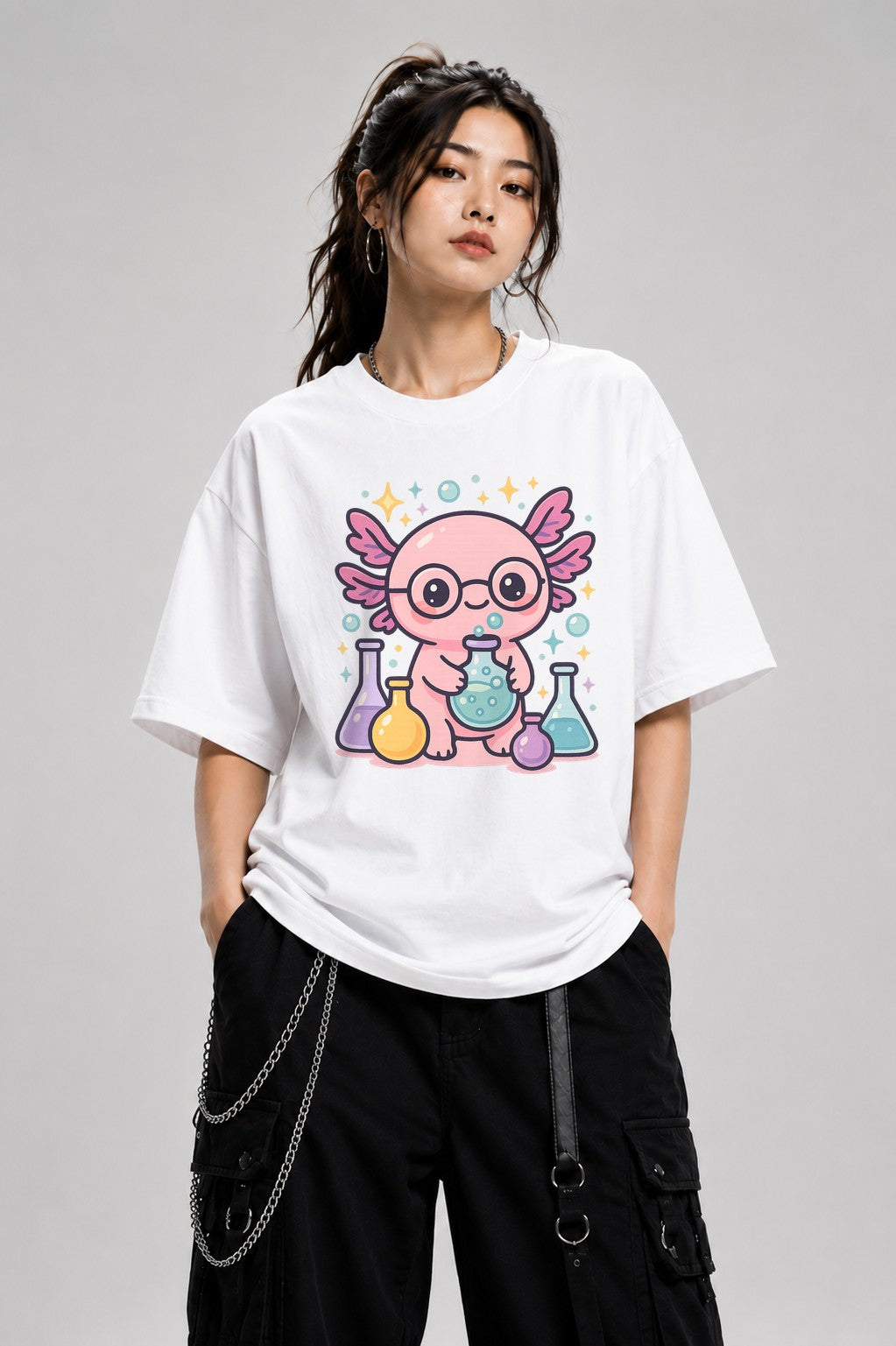 Axolotl Alchemist - White