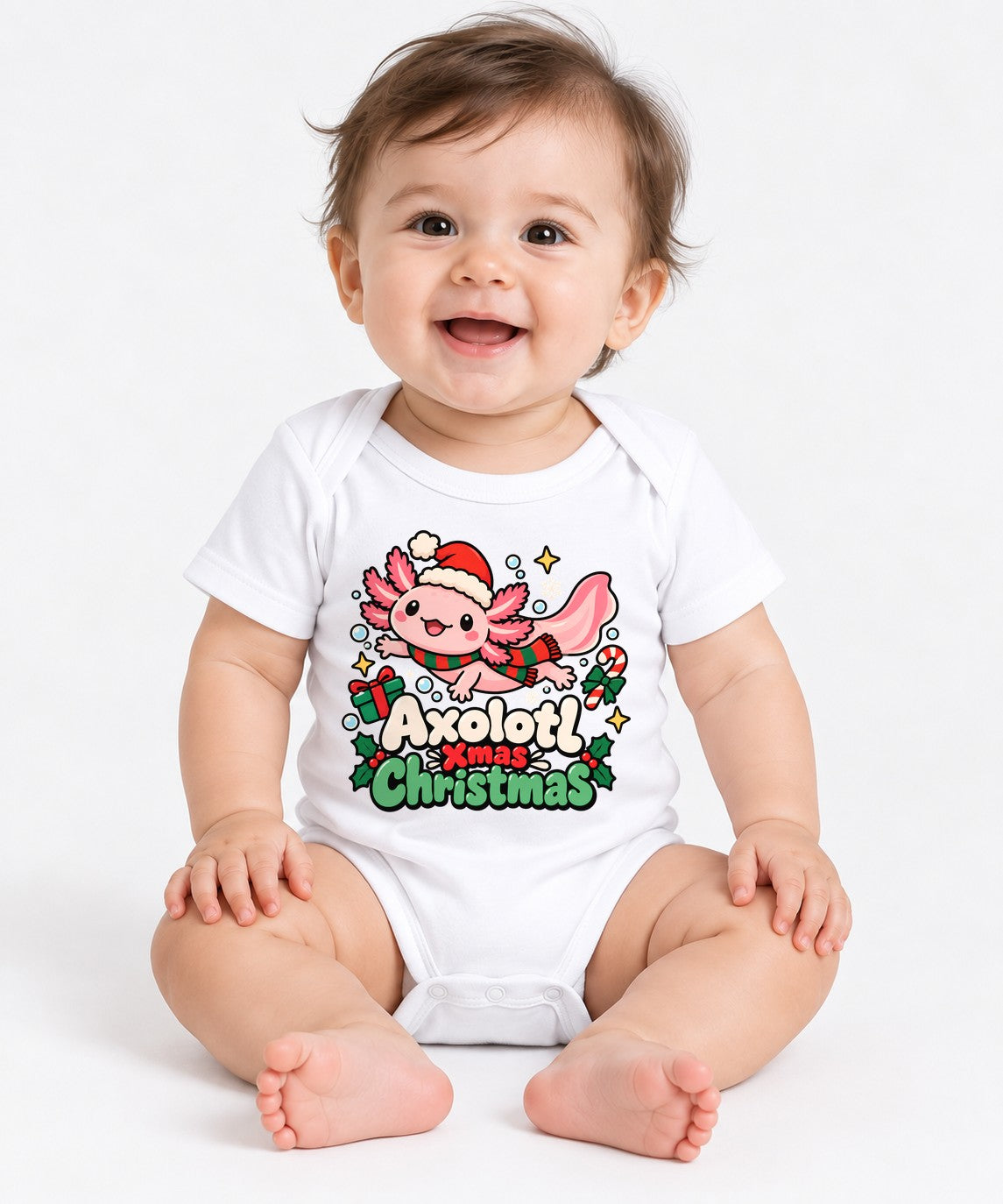 Axolotl Christmas - White
